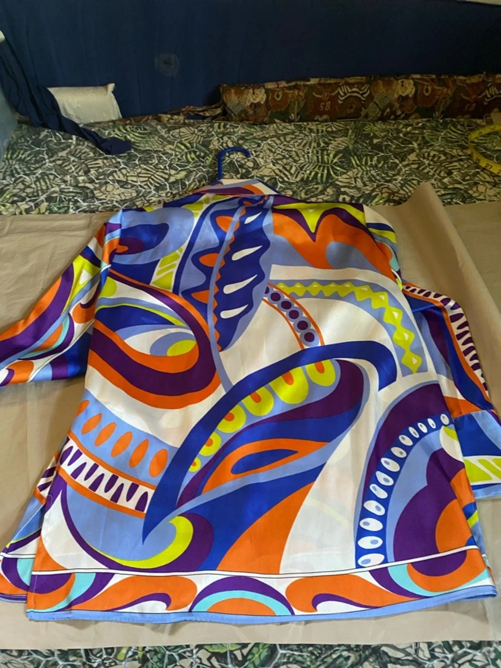 ZARA Vibrant Multi-Color Printed Button-Up Shirt - Picture 14 of 14